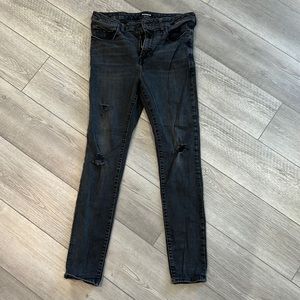 Men’s express jeans super skinny black 34x32